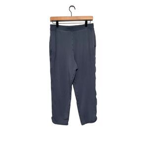 Lululemon Every Moment Pant Blue Modal French Terry 7/8 Size 8
